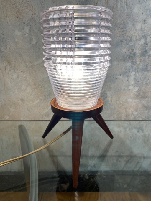 Vintage Tripod Lamp Teak 1950's