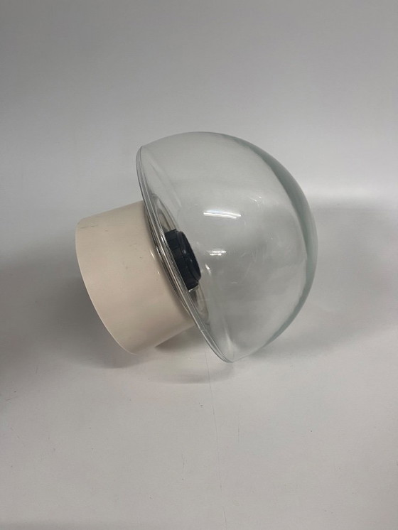 Image 1 of Vintage Paddestoel Paddestoel Plafond- of Wandlamp Space Age