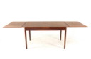 Danish extendable rectangular dining table 'Gimlinge' restored