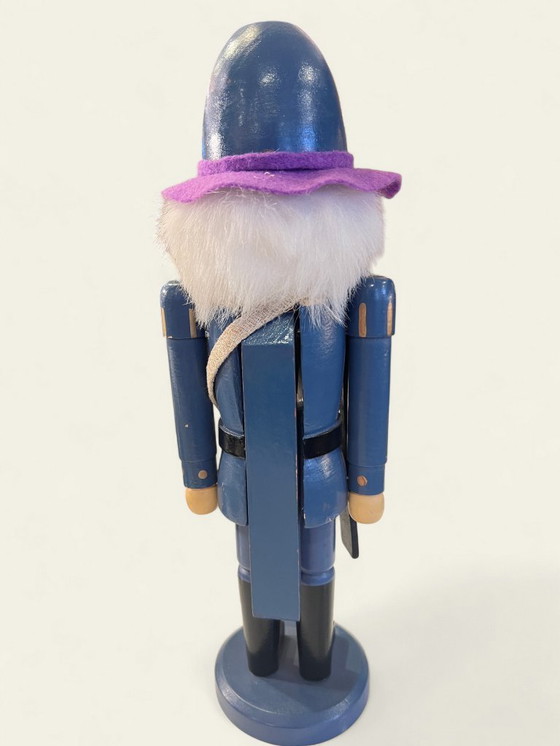 Image 1 of Original nutcracker "Hunter" with rifle | Handcrafted in the Erzgebirge region | Vintage wooden figure