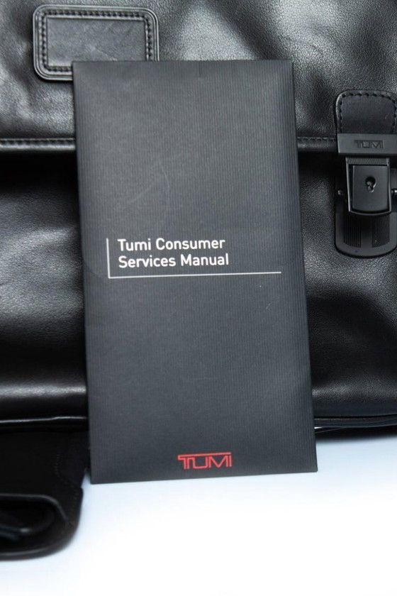 Image 1 of Tumi, Alpha slim flap leather brief bag