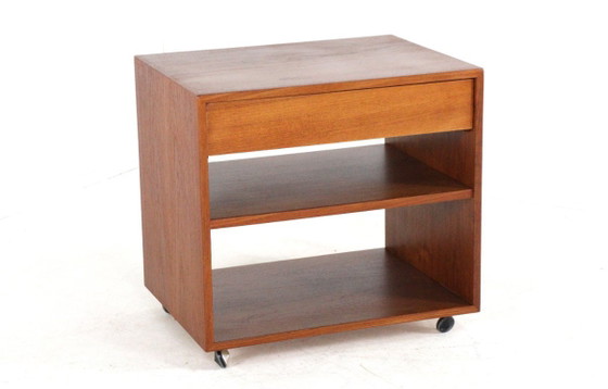 Image 1 of Double-sided side cabinet with drawer 'Menzin' vintage