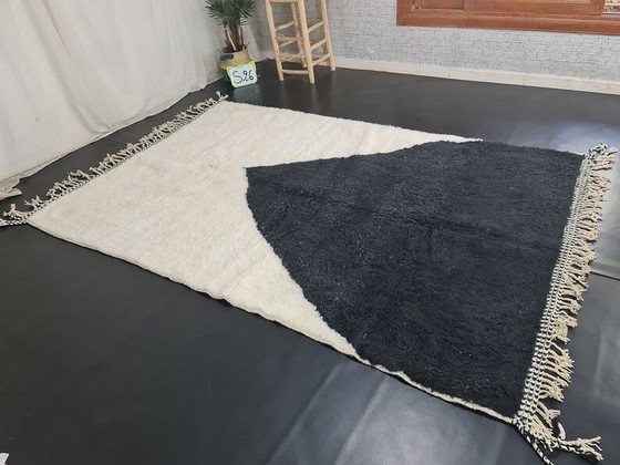 Natuurwollen vloerkleed geweven in kleurrijke patronen, afmeting 1,6/2,6 m – Ahrend, Vloerkleden en tapijten (photo 5 of 6)