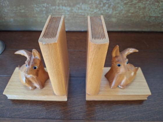 Image 1 of handmade dogs, bookend