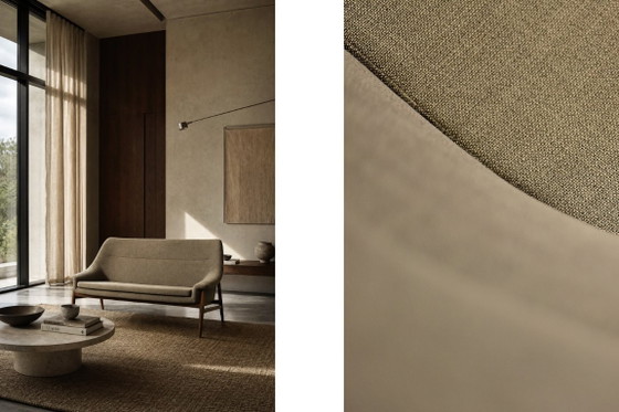 Zweisitzer-Sofa „Grace“ im skandinavischen Mid-Century-Stil mit braunem Stoffbezug von IKEA, Baujahr 1961 (photo 6 of 27)