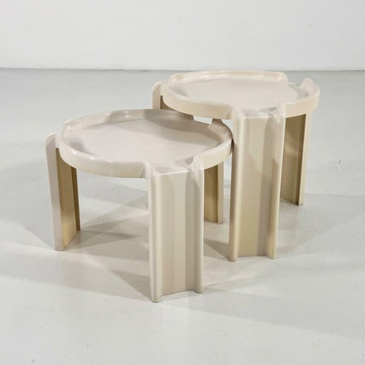 Pair of Side Tables by Giotto Stoppino for Kartell, 1970s