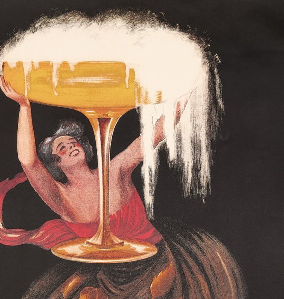 Image 1 of Leonetto Cappiello, c.a. ANNI '80 - CONTRATTO - Affiche pubblicitaria originale vintage