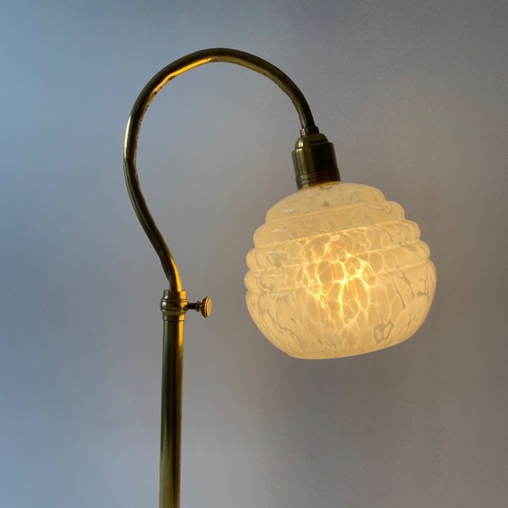 Image 1 of LÁMPARA DE ESCRITORIO ANTIGUA DE CUELLO DE CISNE