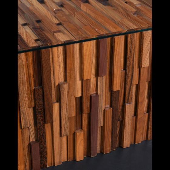 Image 1 of Percival Lafer Brutalist Parkett Niedrigprofil Brasilianisch Modern Beistelltische