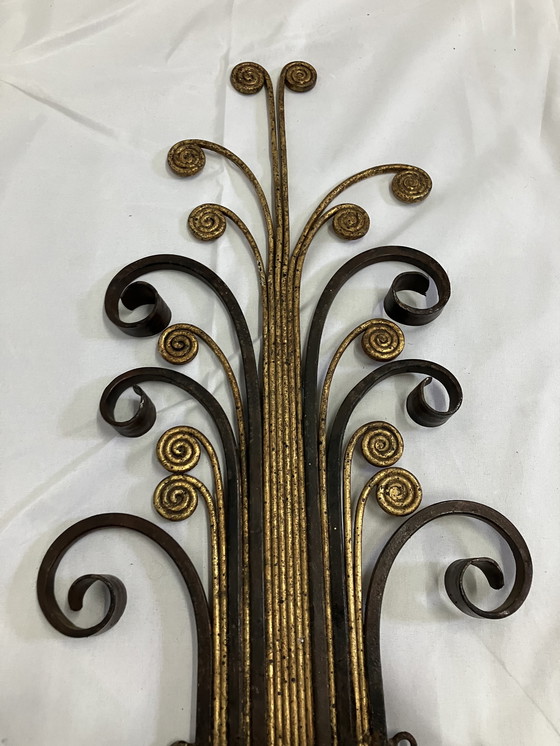 Image 1 of Banci Firenze Italia gran aplique de hierro años 60