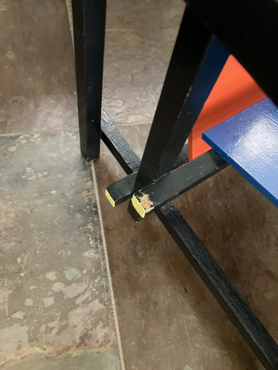 Image 1 of Replica rietveld stoel.  