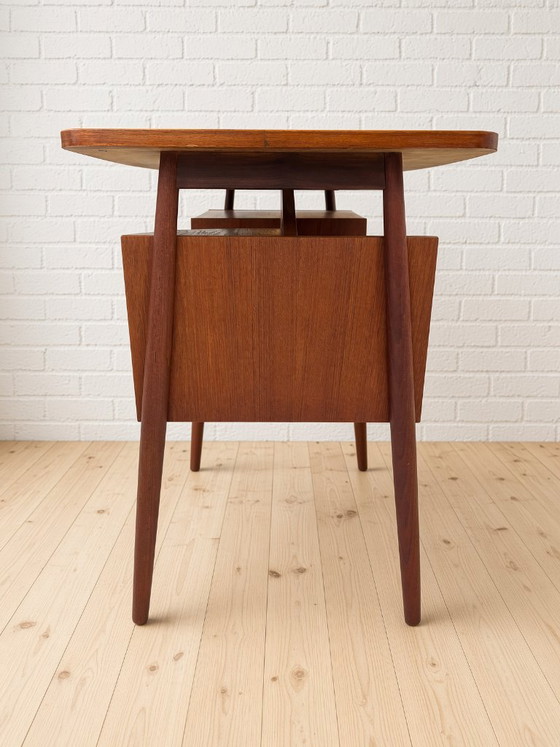 Danish Petite Desk By Gunnar Nielsen For Tibergaard Photos – tibergarrd, Wood (photo 8 of 12)