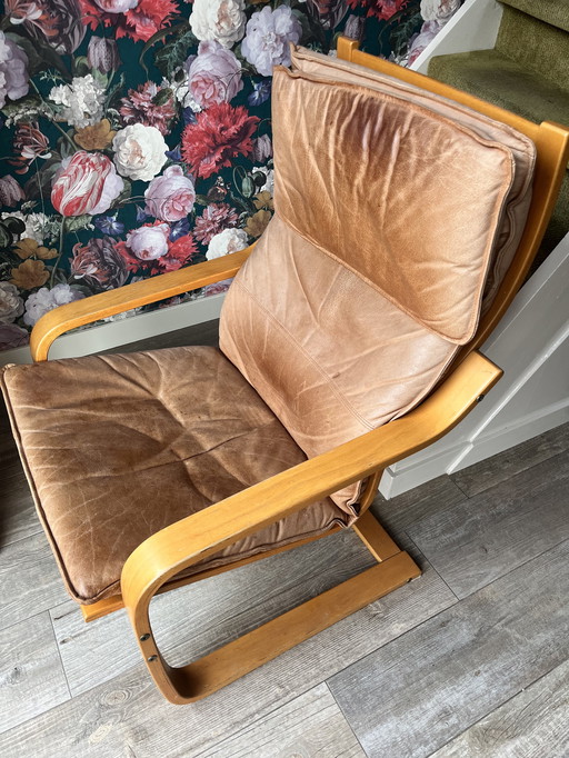 Sgabello vintage IKEA Poang relaxfauteuil