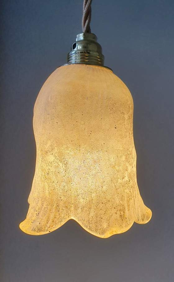 Image 1 of Set van 2 Vintage Murano hanglampen - Mid Century - Italy