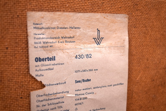 Image 1 of Modulaire Hellerau dressoirkast uit de jaren 70, vintage kledingkast