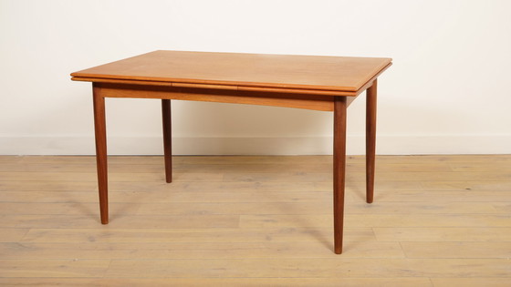 Image 1 of Vintage dining table | Extendable | Teak | 130 cm