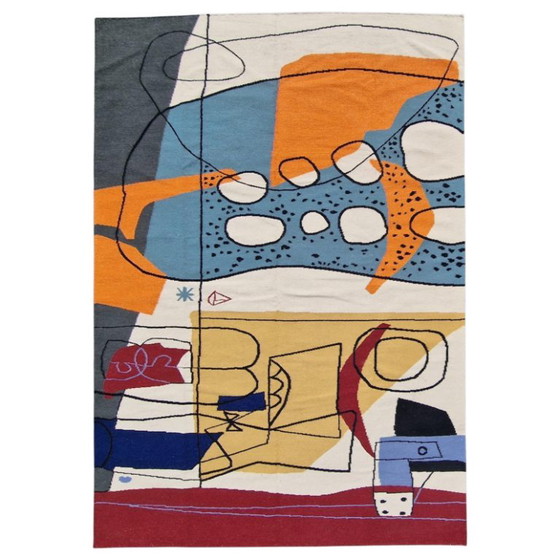 Le Corbusier UNESCO 1962 Handgewebter Wandteppich | Textilkunst | 200 × 300 cm (79 × 118 Zoll) (photo 5 of 13)