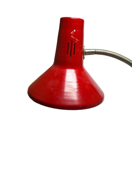 Postmodern Polish Bedside Lamp in Glass and Metal, 1980s – Polam, Table lamps (photo 6 of 8)