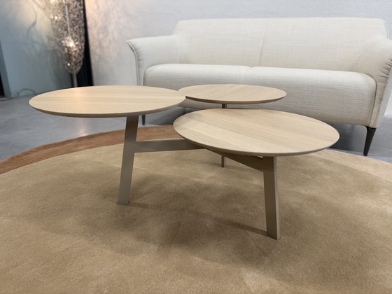 Image 1 of Leolux Ninfea Rondo Couchtisch aus Eichenholz