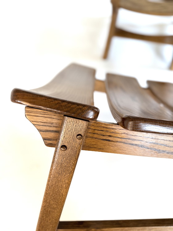 Image 1 of 2x Brutalistische fauteuil, AwA Almelo ‘60