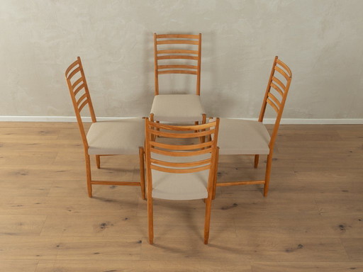 4 Esszimmerstühle aus den 1960er Jahren