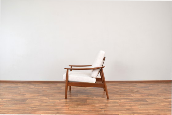 Image 1 of Mid Century Deense Teakhouten Fauteuil Fd-164 van Arne Vodder voor France & Son, 1960S.