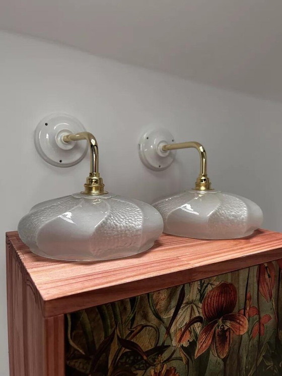 Image 1 of Pairs Of Vintage Wall Sconces