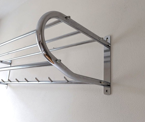 Garderobenständer in Gispen, Bauhaus-Stil, Chrom – Kleiderständer, Chrome (photo 6 of 11)