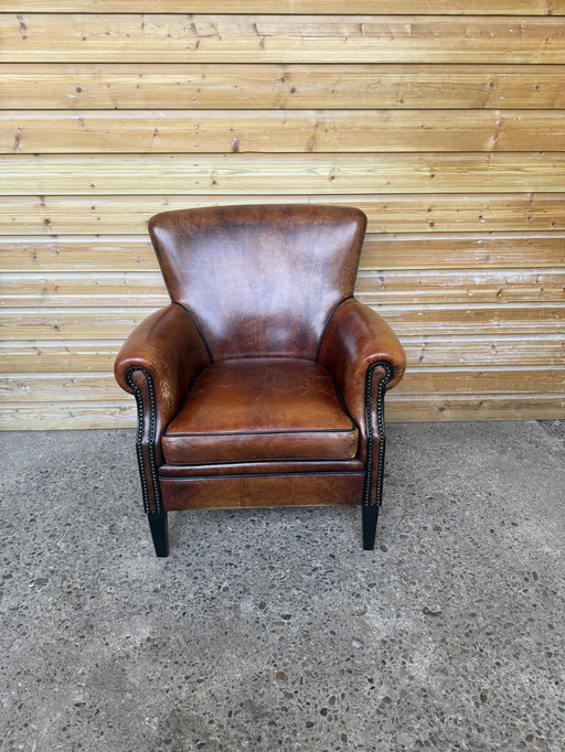 Lounge Atelier fauteuil schapenleer kwaliteitsleer