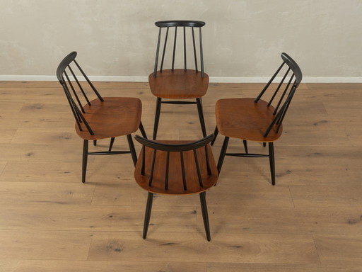 4x Rung Chairs von Ilmari Tapiovaara für Asko