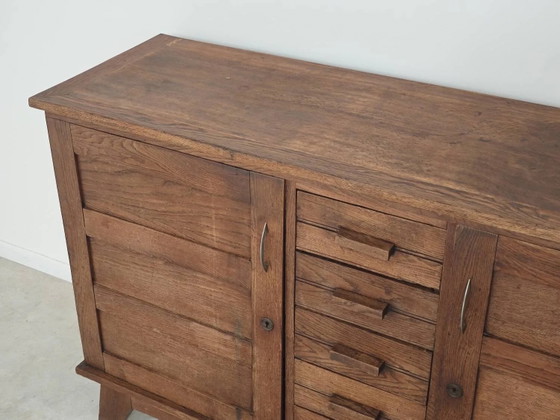 Buffet en chêne de René Gabriel, période de reconstruction 1950. – Armoires de rangement, Wood, Design (photo 3 of 30)