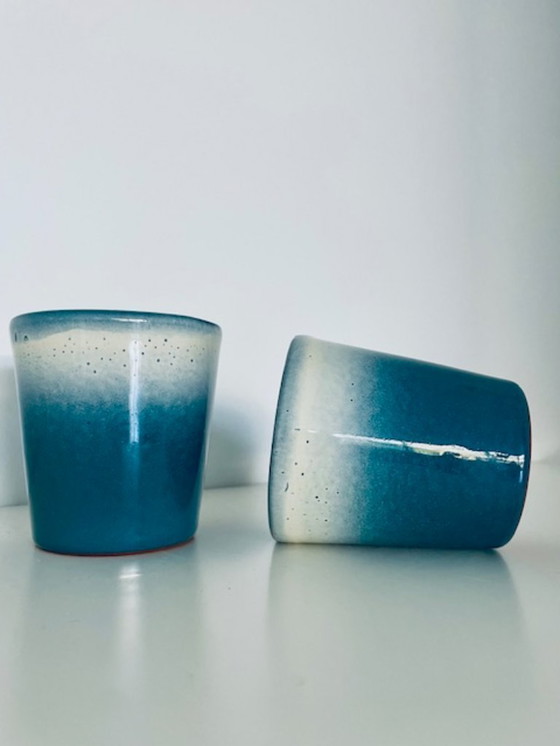 Image 1 of Stylish set of 4 handmade Scandinavian mugs