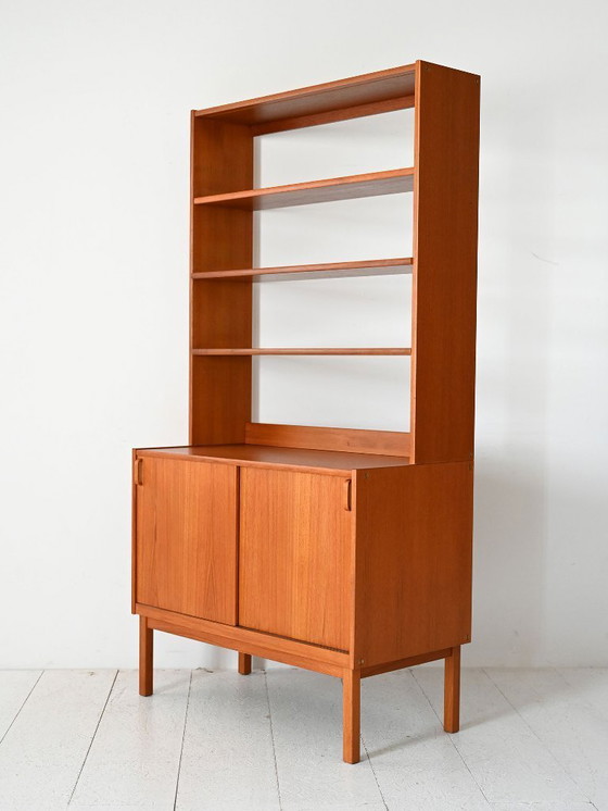Image 1 of Librería escandinava de teca de los años 60, de B. Fridhagen para Bodafors