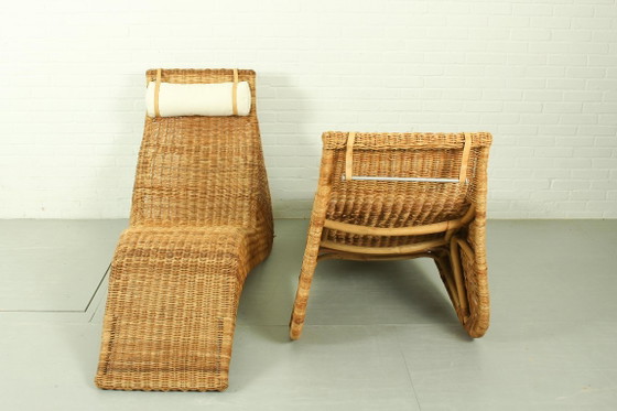 Chaises longues en rotin IKEA Karlskrona par Karl Malvall – Transat, Rattan (photo 3 of 10)