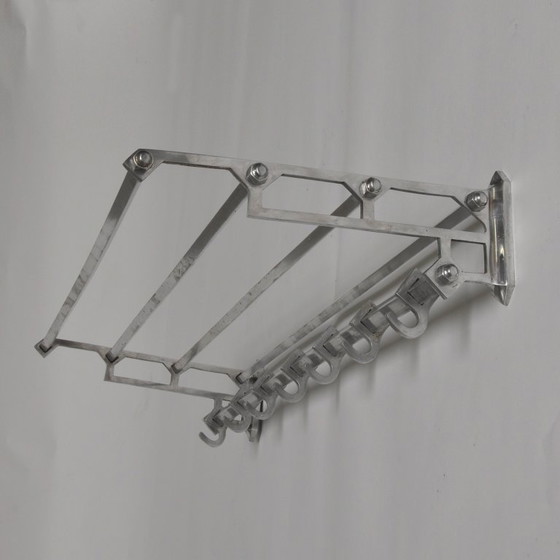 Appendiabiti Art Déco, anni '50 – Aluminium (photo 4 of 9)