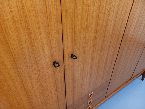 Image 1 of Vintage Scandinavian teak wardrobe from the 1960s