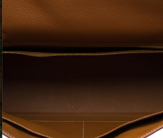 Image 1 of Borsa HERMES Kelly 32 en Cuir Doré - 103188 Prezzo di vendita