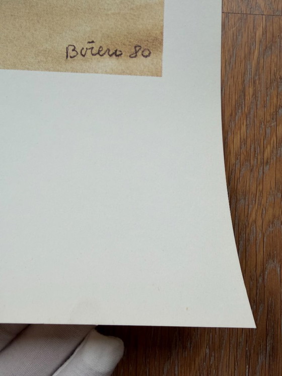 Image 1 of Fernando Botero, Pear (Ausstellungsplakat), 1980, Galerie Beyeler Basel, gedruckt in der Schweiz