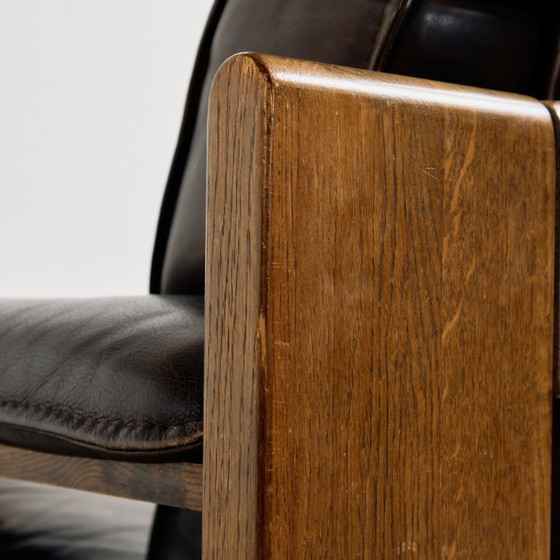 Image 1 of MK10591 Modell 757 Ledersofa-Set von Harry de Groot für Leolux, 3-teilig