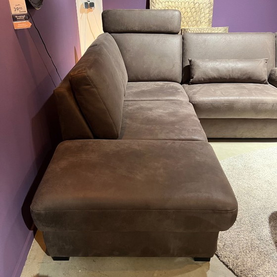 Image 1 of Sofá esquinero Muscolo con función relax en micropiel Dakota