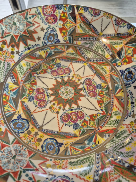 Image 1 of Centre de table en céramique décorée
