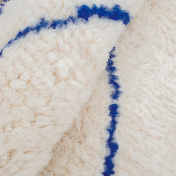 Tappeto tradizionale blu in lana naturale, 2/3 m – Aime Té, Tappeti, Wool (photo 6 of 6)