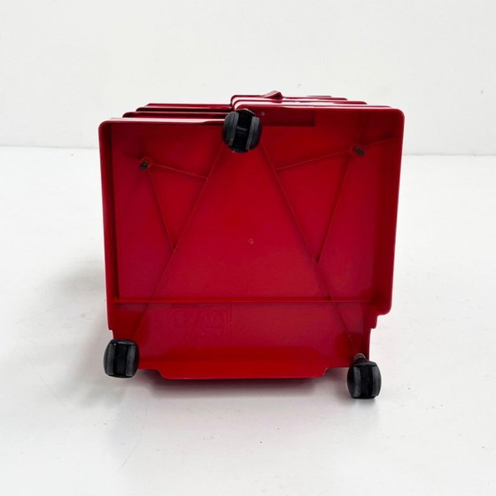 Image 1 of Red Boby Trolley by Joe Colombo for Bieffeplast, 1960s