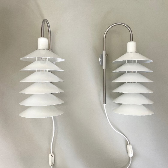 Image 1 of 2 vintage WALL LAMPS TipTop Pandul Gammelgaard Danish Design