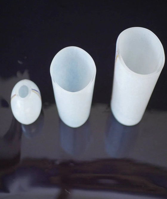 Image 1 of Glass vases by Vallien for Kosta Boda, set of 3