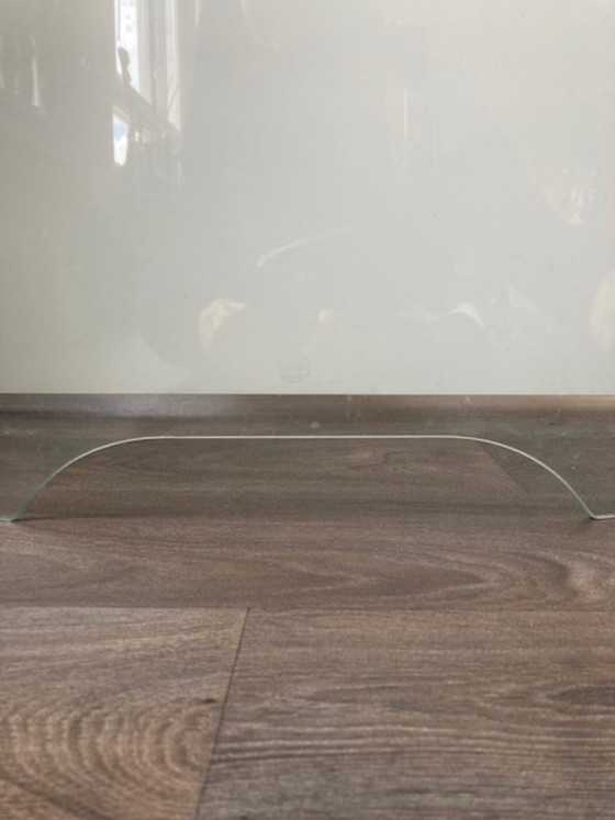 Image 1 of Gebogener Glasfunkenschutzschirm Pierre Frey