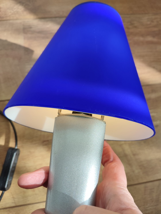 Image 1 of Tord Björklund Kvartett Ikea Tafellamp blauw 