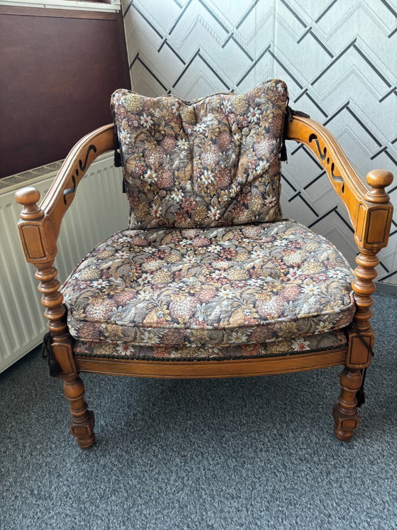 Giorgetti Gallery Collection (1975) - Unieke set van twee vintage fauteuils – Textile (photo 2 of 5)