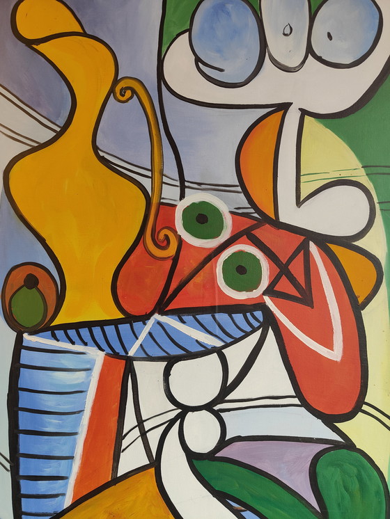 Image 1 of painting Pablo Picasso "Nature Morte" originally painted by Stauros