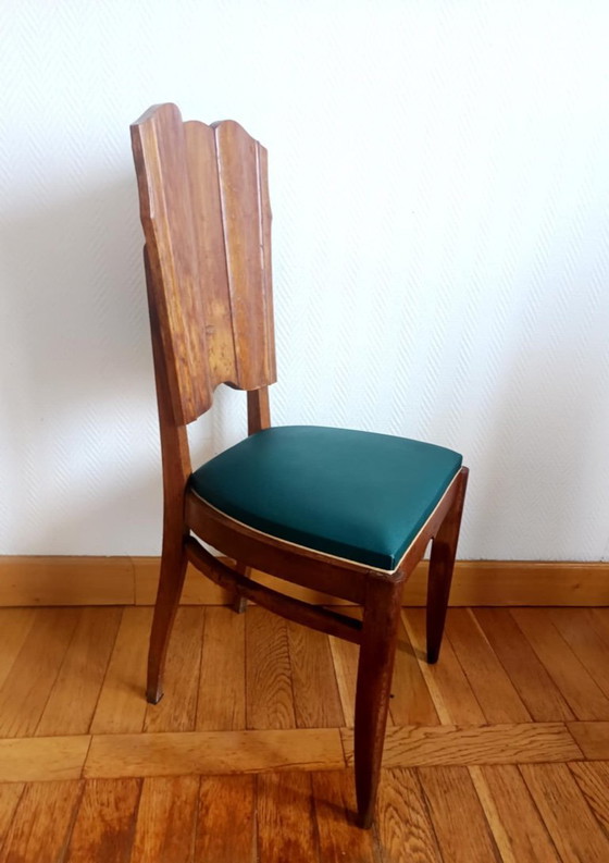 Image 1 of 3x art deco stoelen 1940